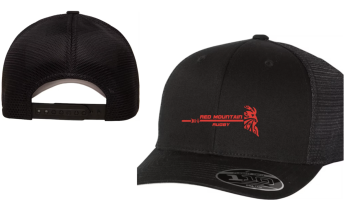 Red Mountain Hat (Black) (XXL)